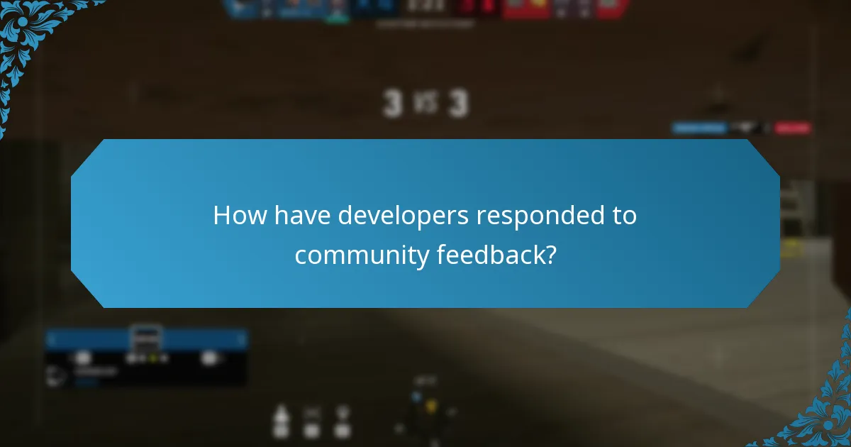 How have developers responded to community feedback?