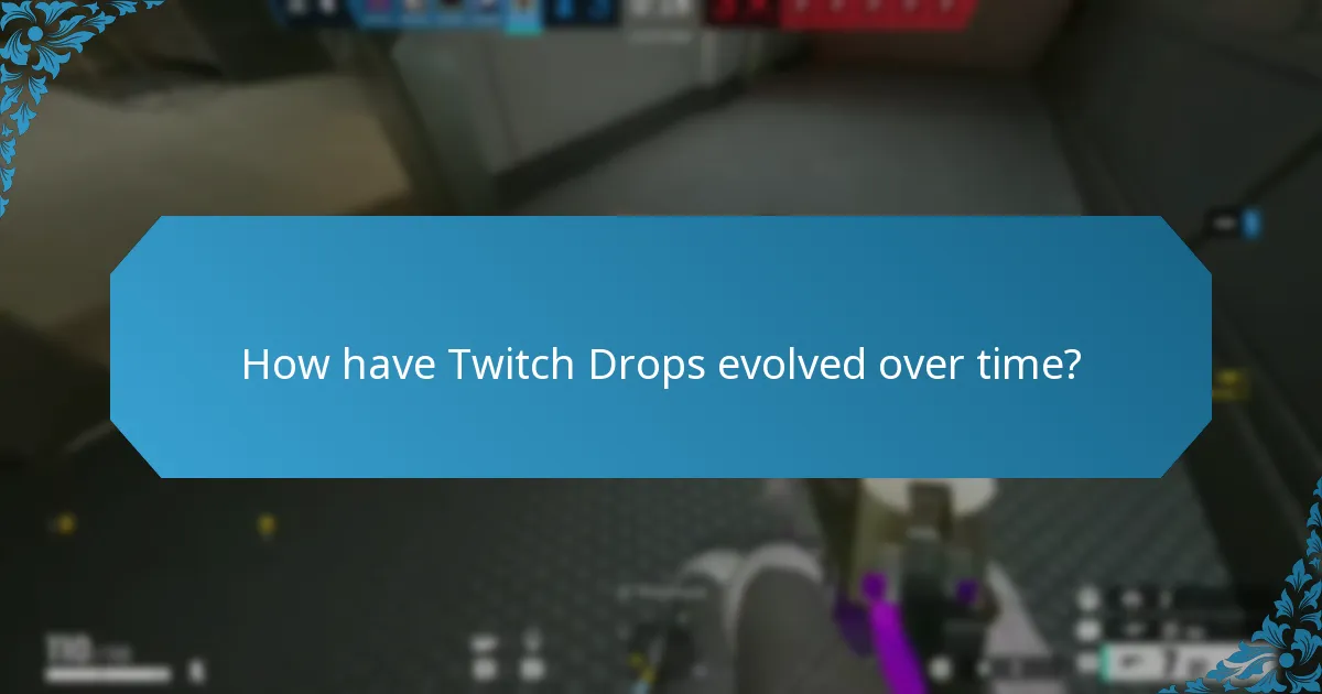 How have Twitch Drops evolved over time?